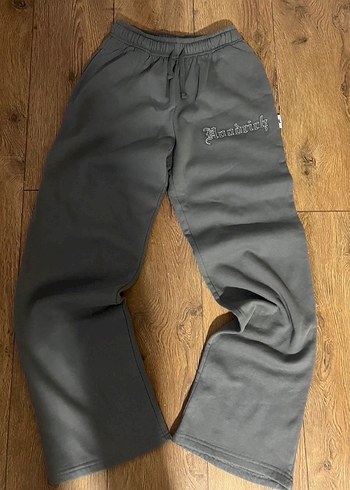 Gri Kapüşonlu Kadın Sweatshirt Eşofman Takımı - Görsel 5