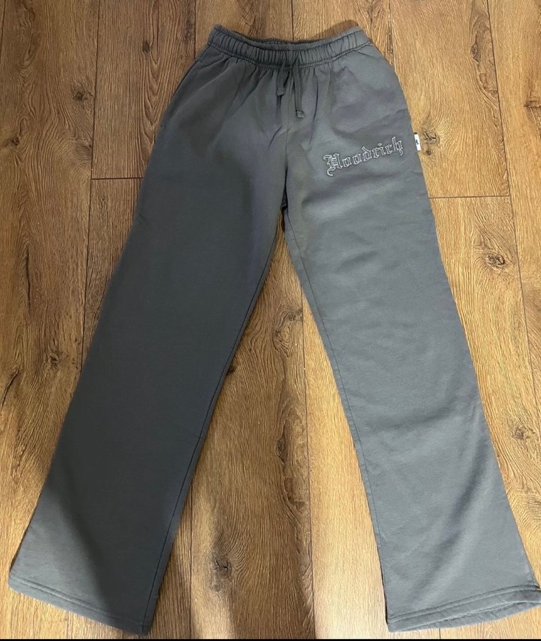 Gri Kapüşonlu Kadın Sweatshirt Eşofman Takımı - Görsel 3