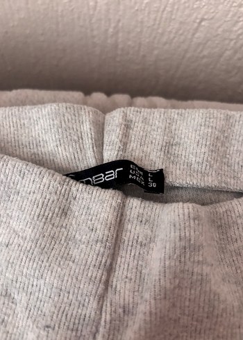 Gri Midi Keten Kadın Eşofman Altı - Görsel 2