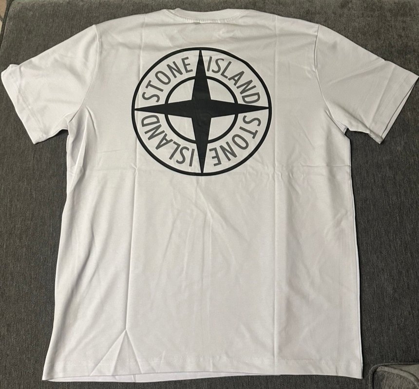 Stone Island Beyaz Tee - Görsel 4