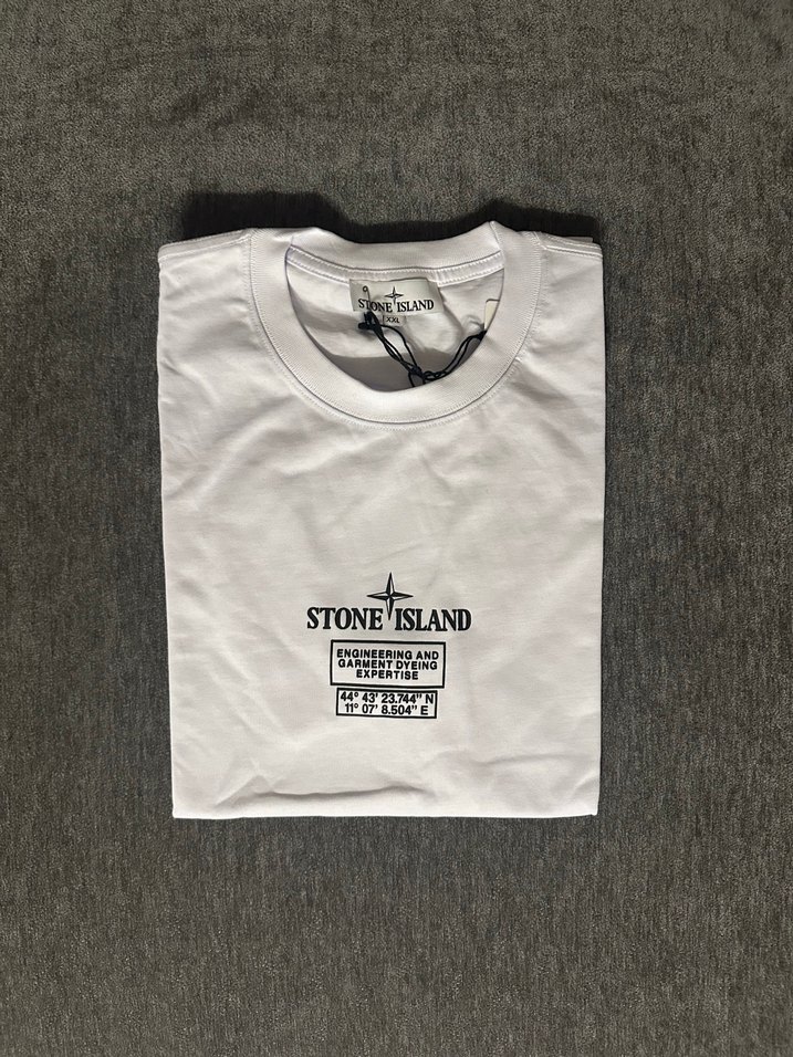 Stone Island Beyaz Tee - Görsel 3
