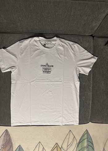 Stone Island Beyaz Tee - Görsel 4