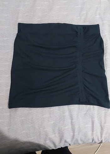 Kadın Gri Mini Etek - Görsel 2