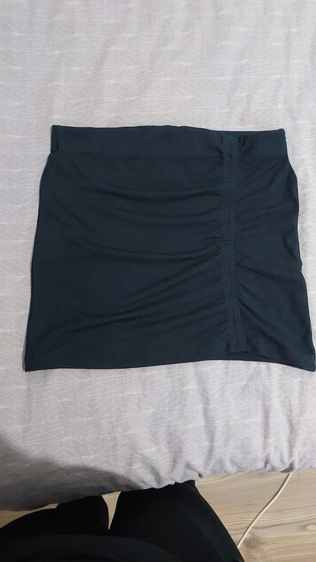 Kadın Gri Mini Etek - Görsel 2