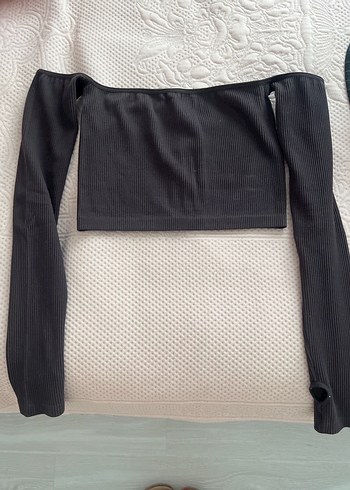 Acı kahve Straplez Uzun Kollu Kadın Büstiyer - Görsel 2