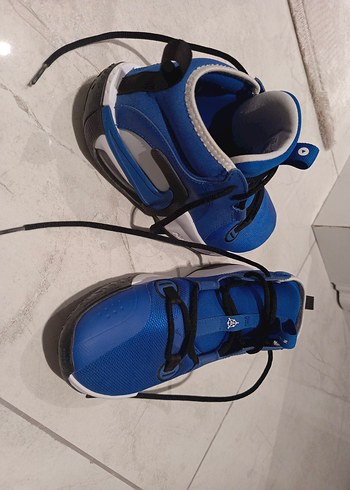 Mavi Spor Ayakkabı Velcro Bağcıklı - Görsel 2