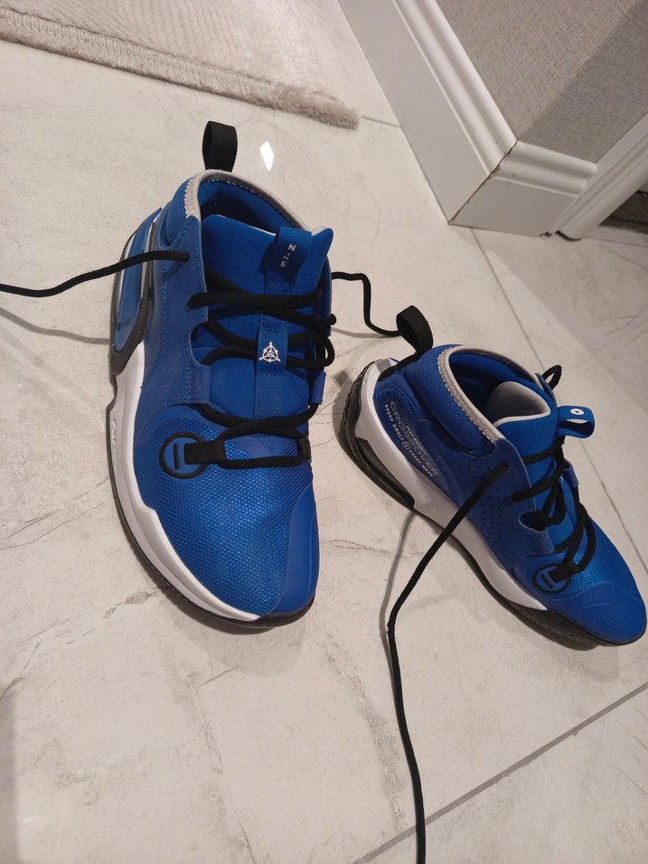 Mavi Spor Ayakkabı Velcro Bağcıklı - Görsel 4