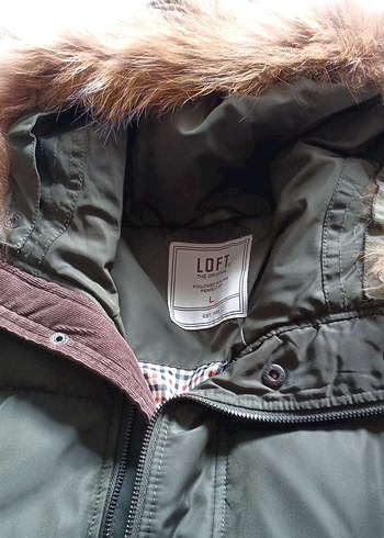 Loft Gri Kadin Kislik Kurklu Mont