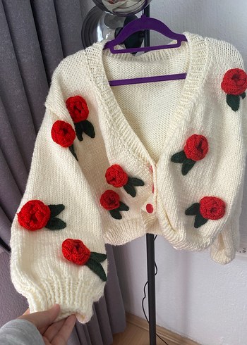 Çiçekli Hırka - Görsel 2