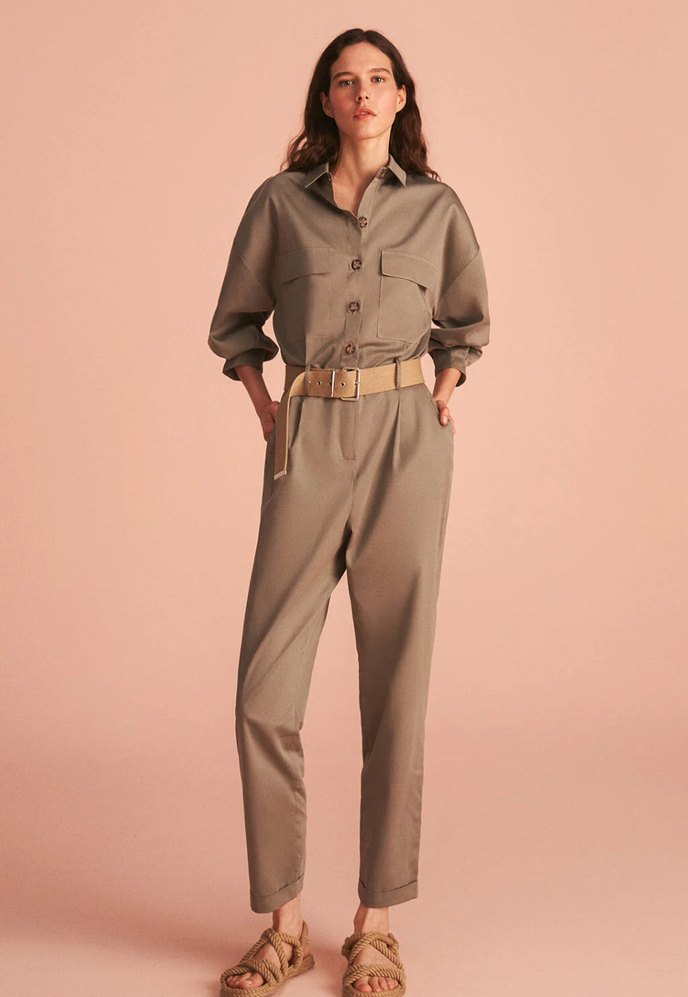 Nocturne Kadın Keten Tulum - Görsel 2