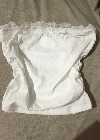 Dantel Detaylı Straplez Büstiyer - Görsel 4