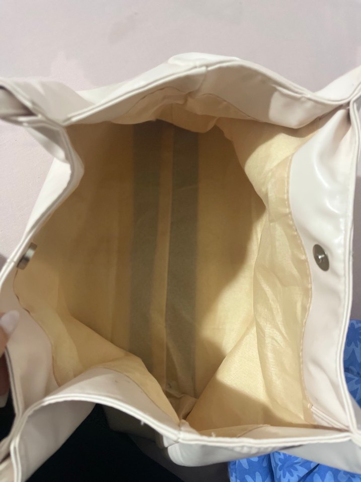 Bej Minimalist Kadın Omuz Çantası - Görsel 5