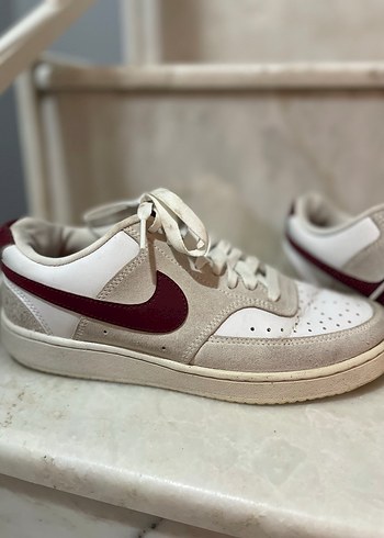 Beyaz Süet Spor Ayakkabı - Görsel 2