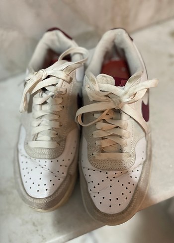 Beyaz Süet Spor Ayakkabı - Görsel 6