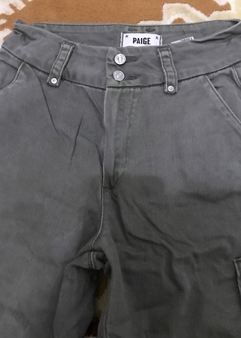 Gri Kamuflaj Desenli Kadın Denim Pantolon - Görsel 2