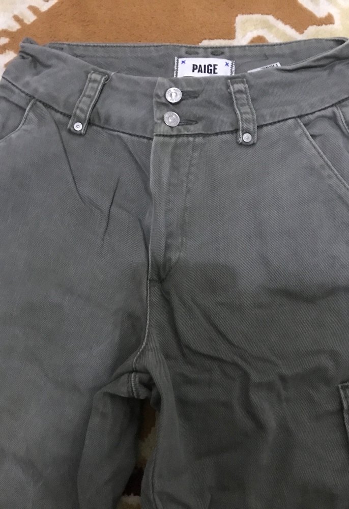 Gri Kamuflaj Desenli Kadın Denim Pantolon - Görsel 2