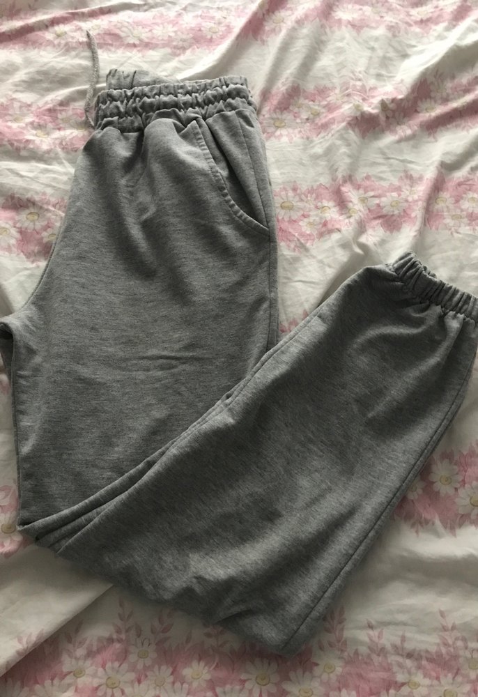 Gri Kadın Pamuklu Rahat Kesim Eşofman - Görsel 2