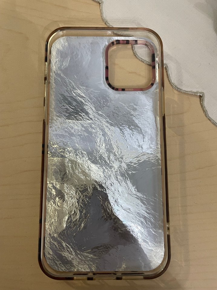 Parlak Pembe Leopar Desenli Telefon Kılıfı İphone 12 - Görsel 2