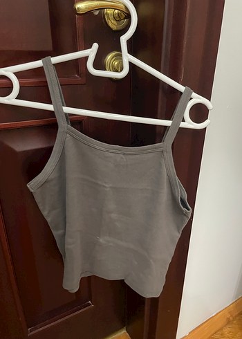 Kadın Gri Pamuklu Askılı Atlet - Görsel 2