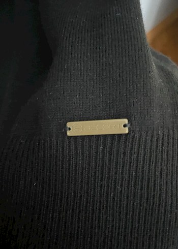 Kadın Siyah Yüksek Yakalı İnce Triko - Görsel 3