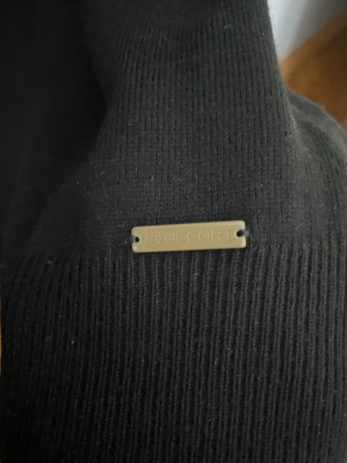 Kadın Siyah Yüksek Yakalı İnce Triko - Görsel 3