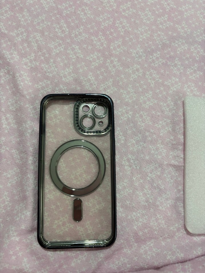 15 Düğmeli Bohem Siyah Telefon Kılıfı - Görsel 2