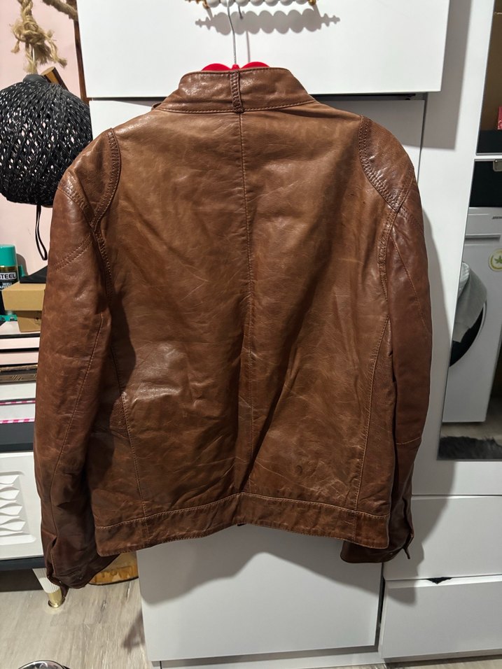 Derimod un orjınal erkek deri ceketi - Görsel 4