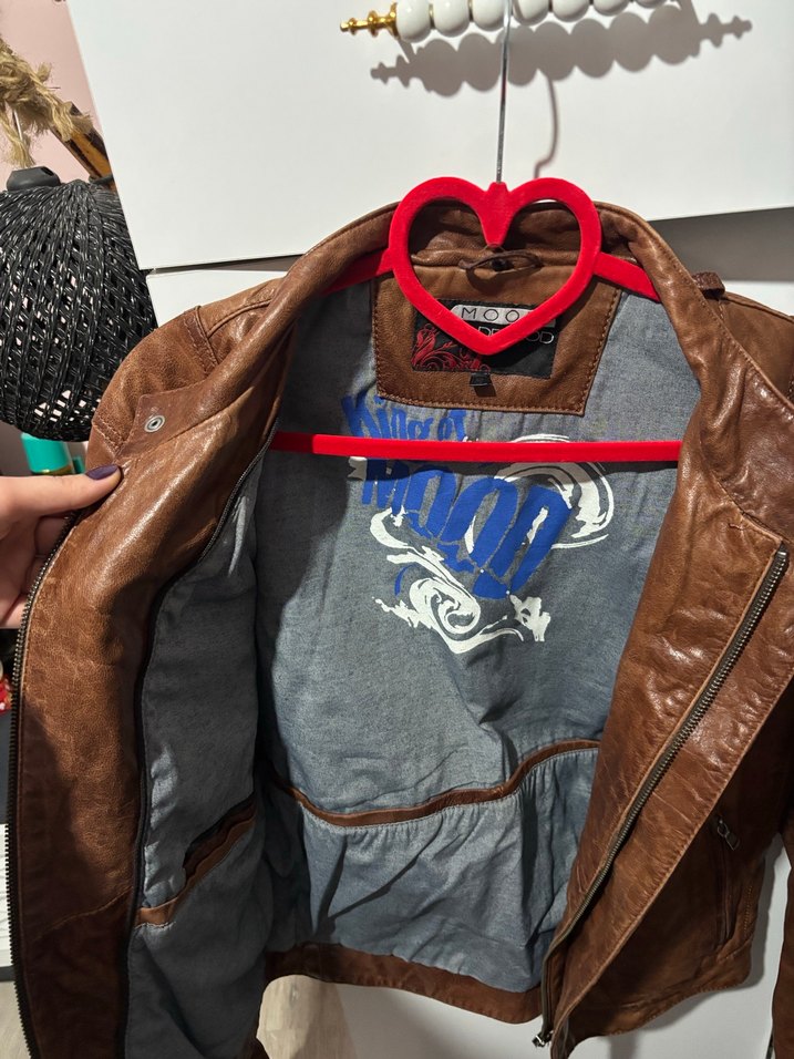 Derimod un orjınal erkek deri ceketi - Görsel 5