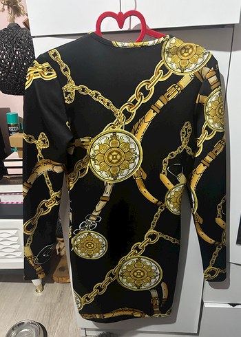 Zincir Detaylı V Yaka Kadın Bluz - Görsel 2