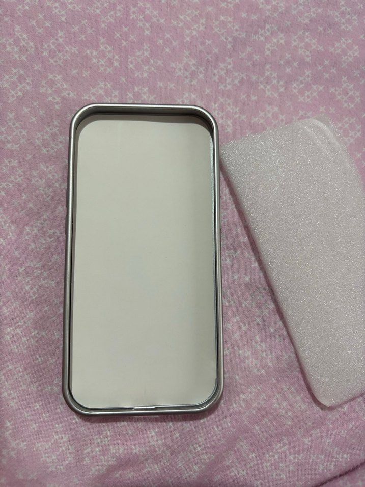 15 Gri Payetli Rock Punk Telefon Kılıfı - Görsel 2