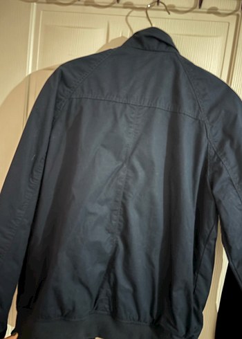 Erkek lacivert keten mont - Görsel 4