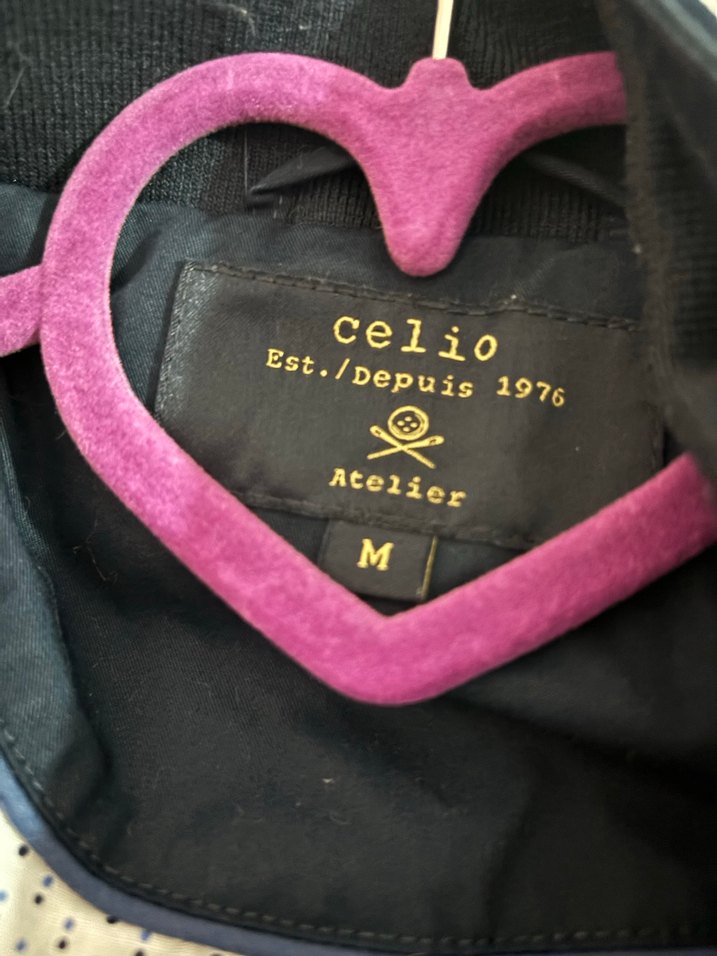 Erkek lacivert keten mont - Görsel 2