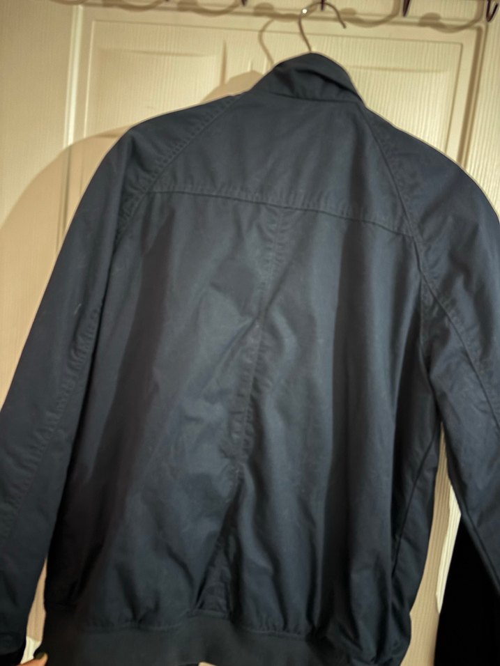 Erkek lacivert keten mont - Görsel 4