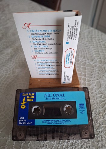 Nil Ünal - Seni Beklerim Kaset Albüm - Görsel 2