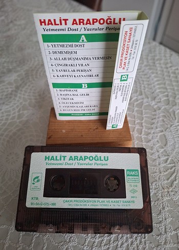 HALİT ARAPOĞLU - Yetmezmi Dost Kaset - Görsel 2