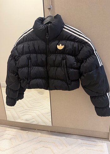 Adidas kaz tüyü Crop mont - Görsel 2