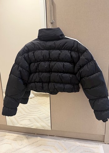 Adidas kaz tüyü Crop mont - Görsel 3