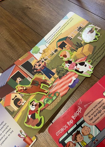 Çocuklar için 7 adet resimli kitap seti