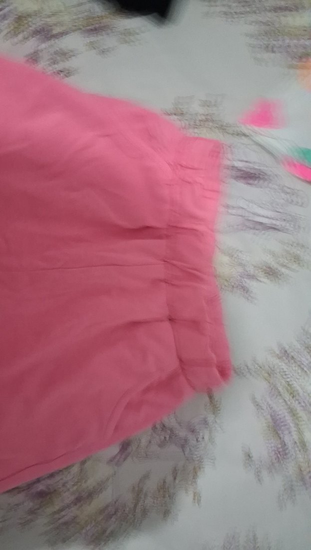 Kız Çocuk Pembe Pamuklu Şort - Görsel 2