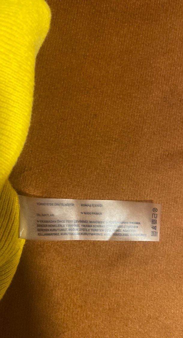 Sarı Renk Reflect Studio Pamuklu Bere - Görsel 4