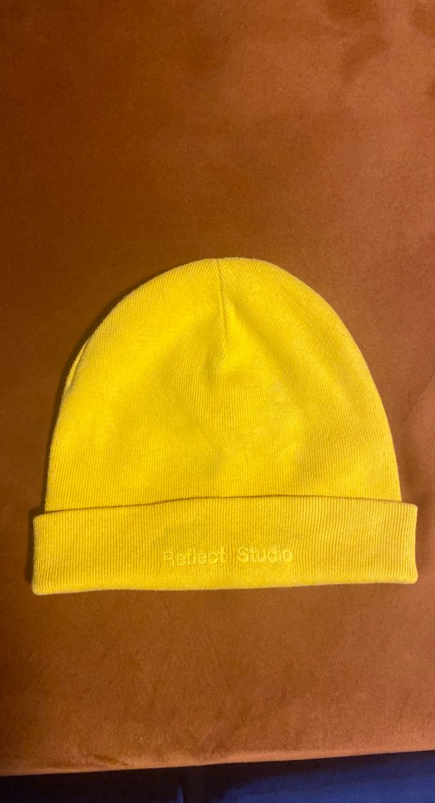 Sarı Renk Reflect Studio Pamuklu Bere - Görsel 2