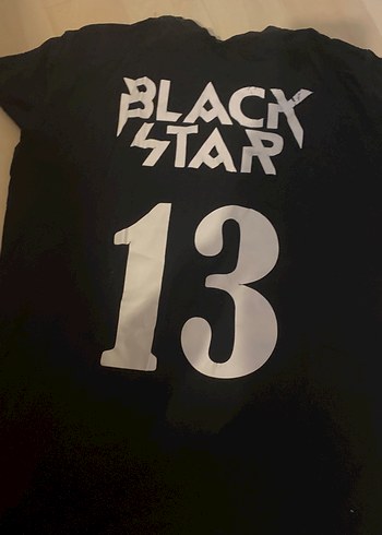 Siyah Baskılı Kısa Kollu Tişört - Görsel 2