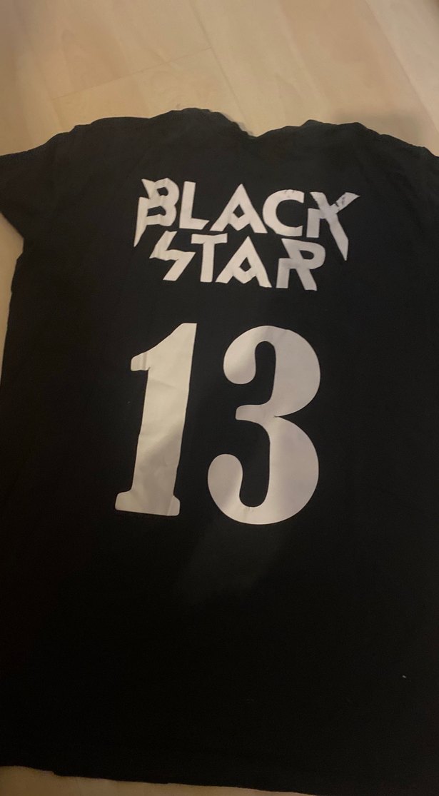 Siyah Baskılı Kısa Kollu Tişört - Görsel 2