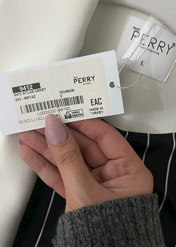 Beyaz Blazer Ceket - Görsel 4