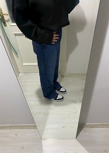 Kadın Lacivert Bol Kesim Jean - Görsel 2