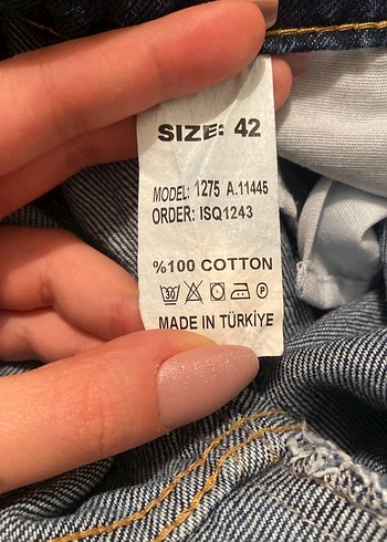 Kadın Lacivert Bol Kesim Jean - Görsel 4