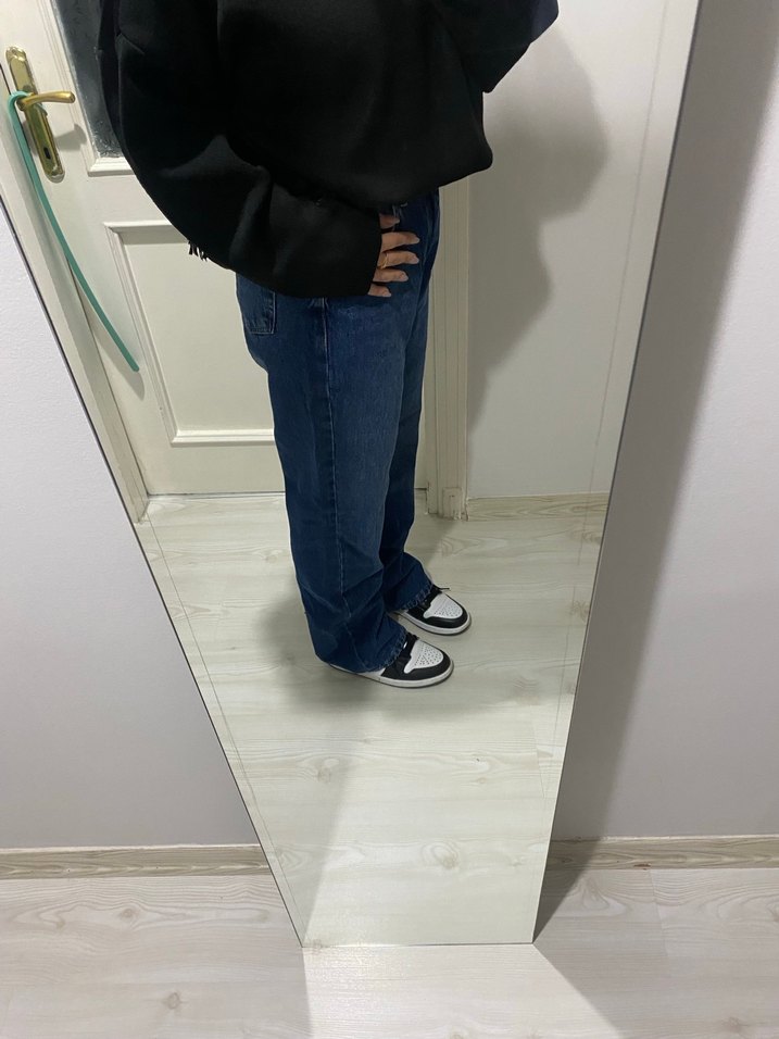 Kadın Lacivert Bol Kesim Jean - Görsel 2