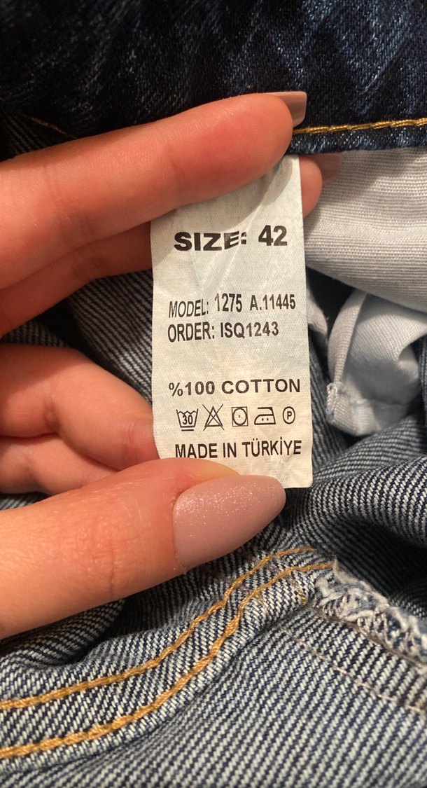 Kadın Lacivert Bol Kesim Jean - Görsel 4