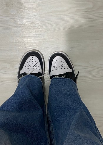 Kadın Mavi Bol Kesim Maxi Kot Pantolon - Görsel 3