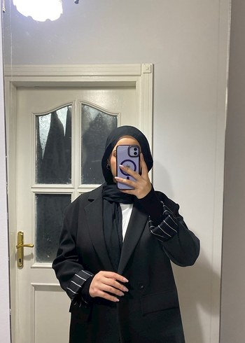 Siyah Blazer Ceket - Görsel 2